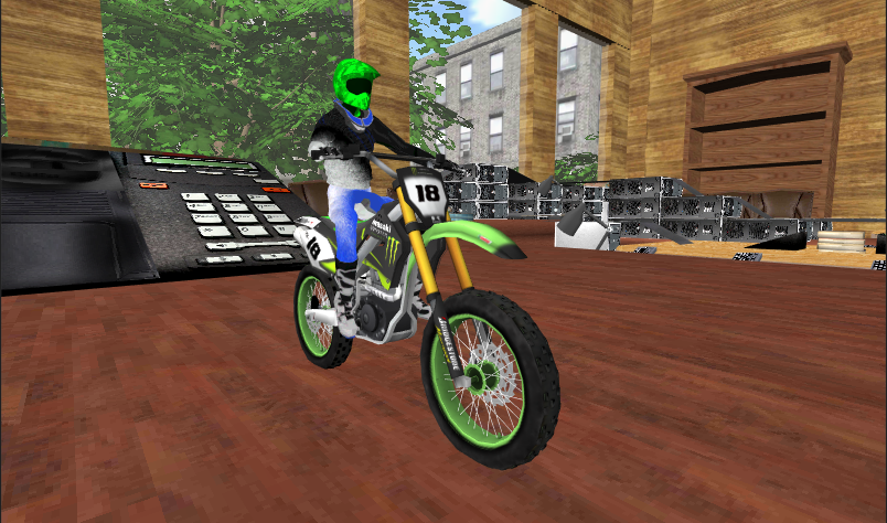 Android application Office Bike Racing Simulator screenshort