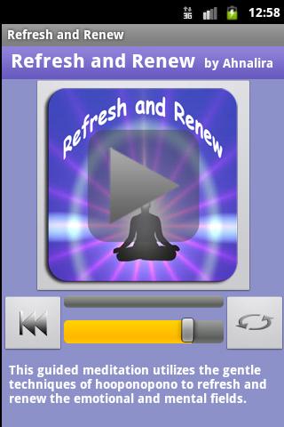 Refresh and Renew Meditation