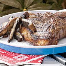 Steak and Portobellos with Steak Sauce
