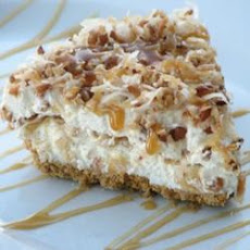 Freezer Caramel Drizzle Pie