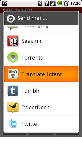 Translate Intent