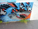 Shark Mural 