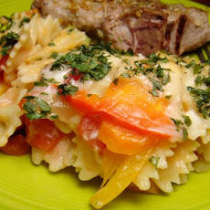 Roasted Vegetable and Pasta Bake