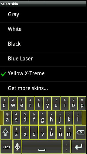 Yellow XTreme HD Keyboard Skin