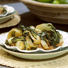 Noodles with Greens and Gravy