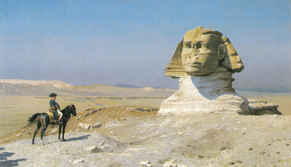 Gerome_Bonaparte_before_the_Sphinx