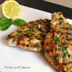 Pesto Marinated Chicken Breasts