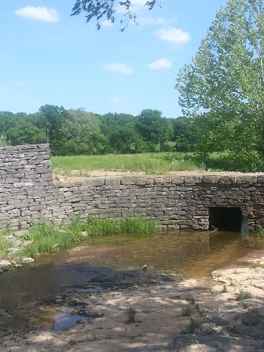 Very Old Stone Wall and Creek