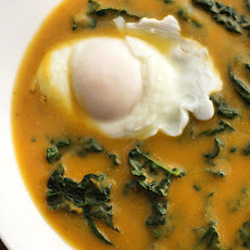 Roasted Garlic and Smoky Greens Soup Recipe