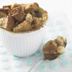 Whole Grain Bread Pudding with Caramelized Bananas