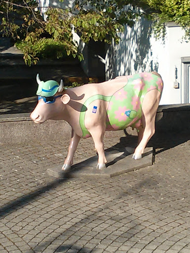 Green Hat Cow