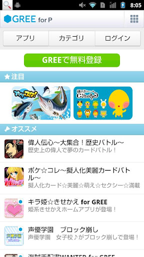 GREE for P