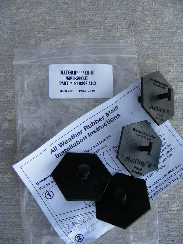 Where do I find the hook type floor mat retainers? Page 2