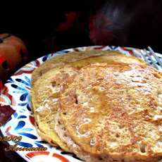 Healthy Pumpkin Spice Pancakes