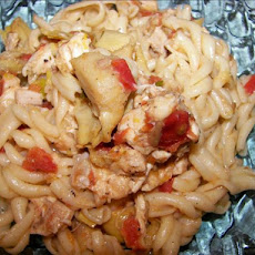 Penne With Chicken and Artichokes