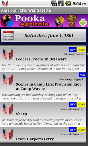 1861 June Am Civil War Gazette