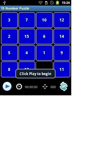 15 Number Puzzle