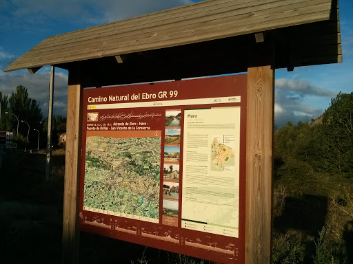 Cartel Camino Natural del Ebro GR 99