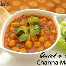 Arvinda's 10-minute Channa Masala
