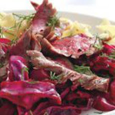 Tangy Red Cabbage and Beets with Beef
