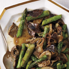 Mushrooms and Asparagus with Sherry Vinaigrette