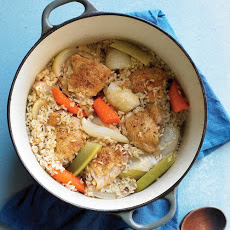 One-Pot Chicken and Brown Rice
