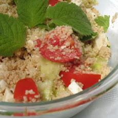 Lemony Couscous With Mint, Dill and Feta