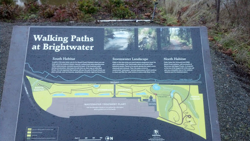 Brightwater North Walking Paths Sign