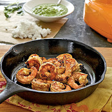 Tandoori Shrimp with Coconut-Cilantro Chutney
