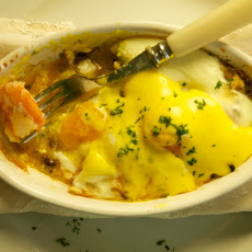 Shirred Eggs Clemenceau