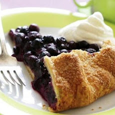Blueberry Galette with Lemon Ice Cream