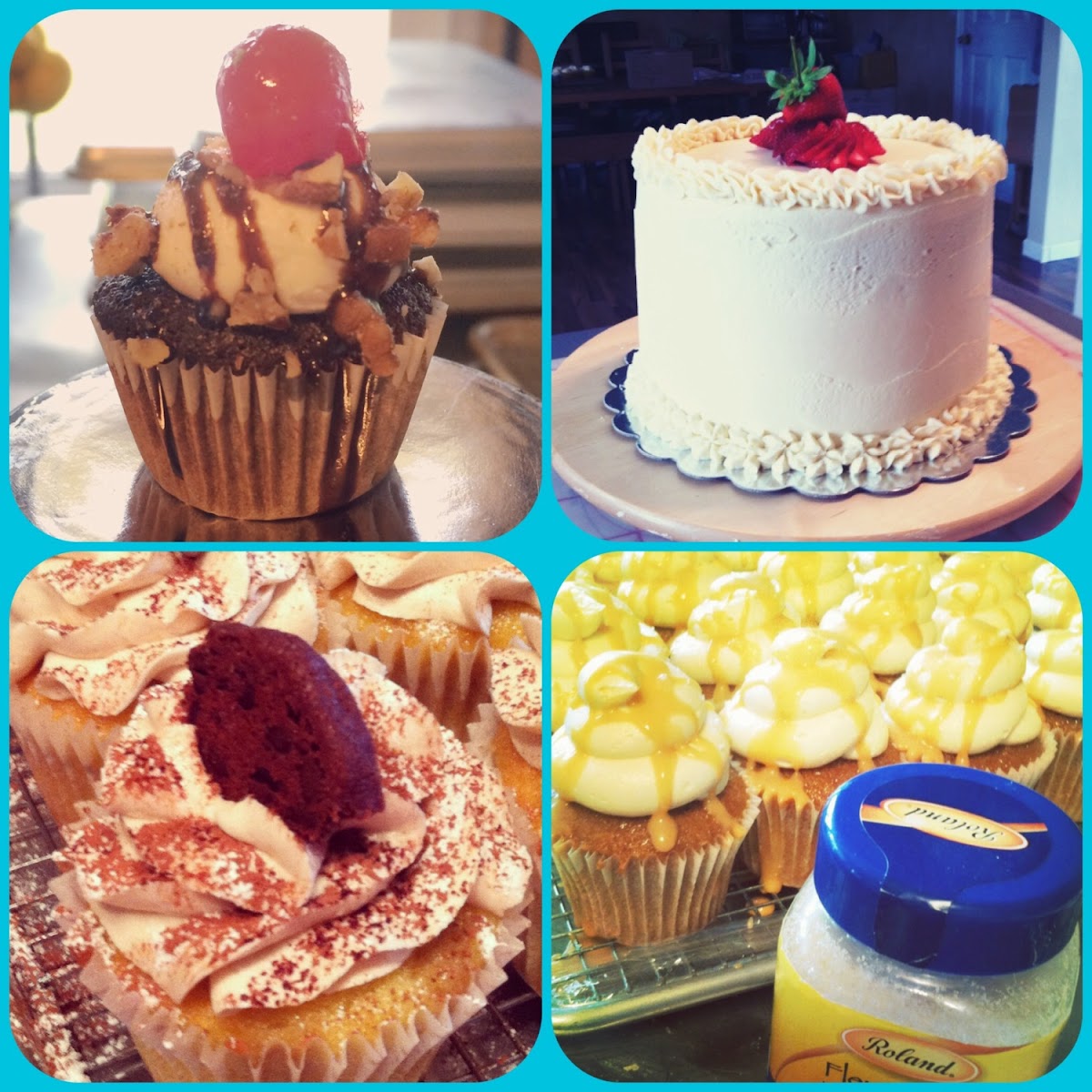 Various cupcake flavors!