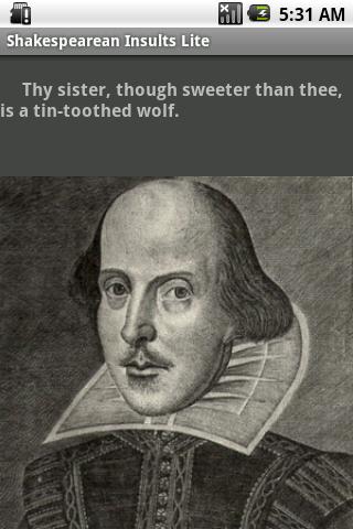 Shakespearean Insults Lite
