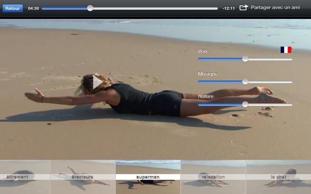 Android application Pilates screenshort