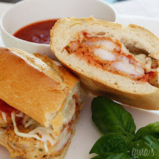 Shrimp Parmigiana Hero, Lightened Up