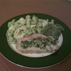 Pork Loin Stuffed with Spinach