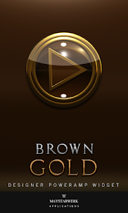 How to install Poweramp Widget Brown Gold lastet apk for android