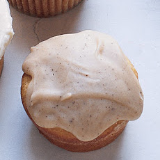 Brown-Sugar Pound Cupcakes with Brown-Butter Glaze