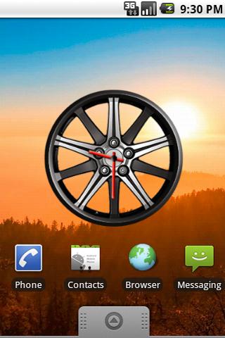 Sport Rim Clock Widget