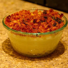 Parsnip Puree with Sage Brown Buttter Breadcrumbs