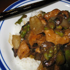 Asparagus Chicken With Black Bean Sauce