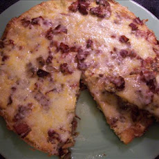 Mushroom, Bacon, and Potato Frittata