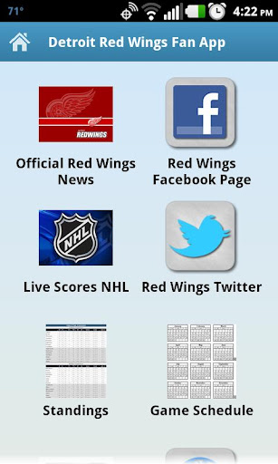 Detroit Red Wings Fan App