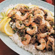 Stir-Fried Shrimp and Mushrooms