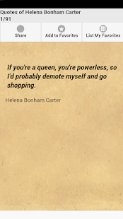 How to install Quotes of Helena Bonham Carter patch 0.0.1 apk for pc
