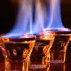 Flaming Dr Pepper Shot