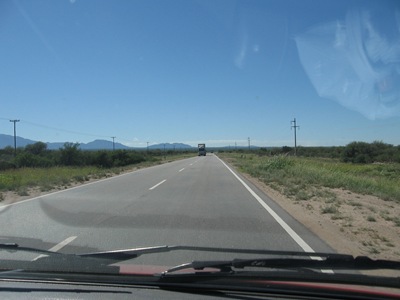 Ruta puntana hacia Trapiche