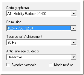 ConfigGraphique ConfigGraphique