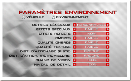 ParamètreEnviro ParamètreEnviro