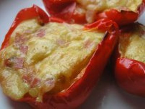Omletas paprikoje
